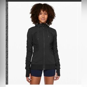 Lululemon Dance Studio Jacket III in Black / Heathered Black